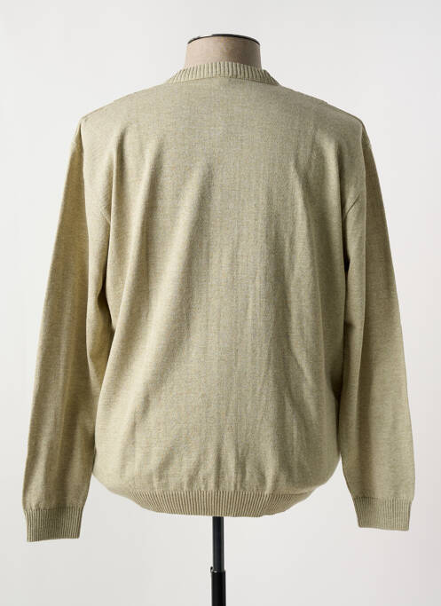 Gilet manches longues beige PAUL RHODAMEL pour homme