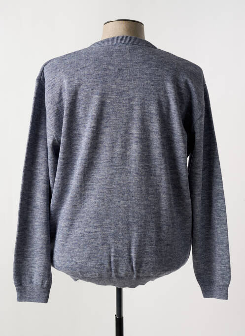 Gilet manches longues bleu PAUL RHODAMEL pour homme