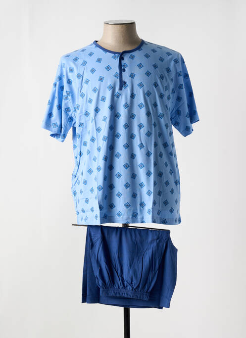Pyjashort bleu ELIAN pour homme