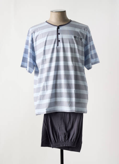 Pyjashort gris ELIAN pour homme