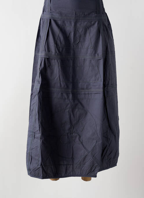 Jupe longue gris NID D'ABEILLE pour femme