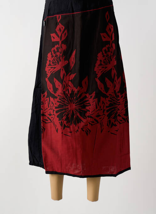 Jupe longue rouge ZELTI pour femme