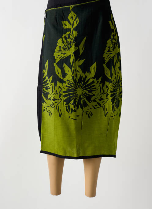 Jupe longue vert ZELTI pour femme