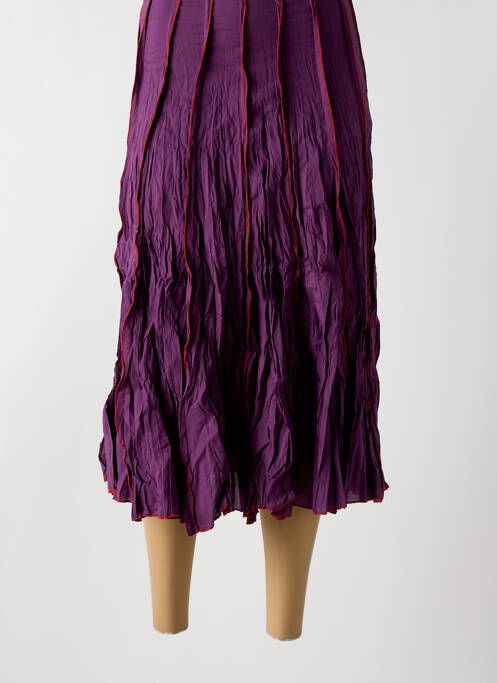Jupe longue violet MALIA B pour femme