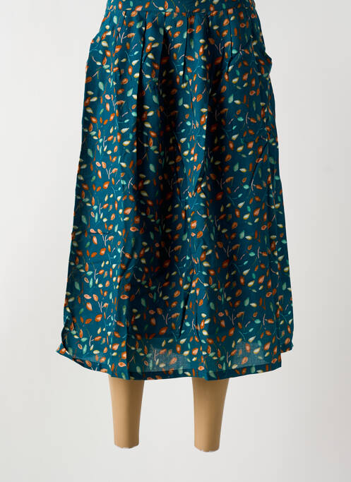 Jupe mi-longue vert LES PIPLETT'S pour femme
