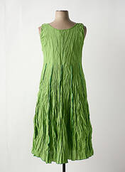 Robe mi-longue vert MALIA B pour femme seconde vue