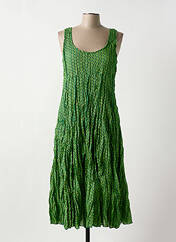Robe mi-longue vert MALIA B pour femme seconde vue