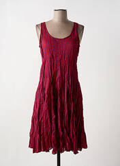 Robe mi-longue rouge MALIA B pour femme seconde vue