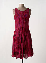 Robe mi-longue rouge MALIA B pour femme seconde vue