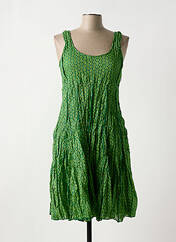 Robe mi-longue vert MALIA B pour femme seconde vue