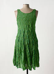 Robe mi-longue vert MALIA B pour femme seconde vue