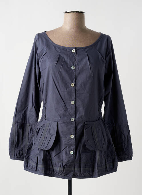 Veste casual gris NID D'ABEILLE pour femme