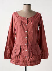 Veste casual rose NID D'ABEILLE pour femme seconde vue