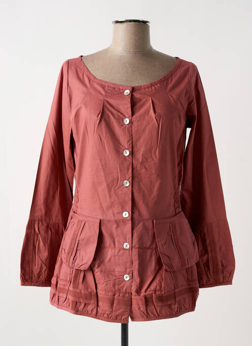 Veste casual rose NID D'ABEILLE pour femme