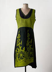 Robe mi-longue vert ZELTI pour femme seconde vue