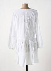 Robe courte blanc NID D'ABEILLE pour femme seconde vue