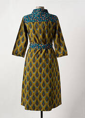 Robe mi-longue jaune LES PIPLETT'S pour femme seconde vue