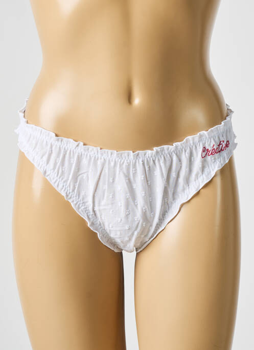 Culotte blanc IRRATIONNELLE pour femme
