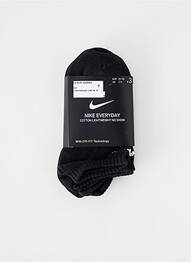 Chaussettes forme socquettes noir NIKE homme