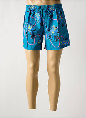 Short de bain imprimé fantaisie bleu SUNDEK homme