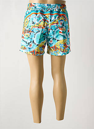 Short de bain imprimé tie and dye bleu SUNDEK homme