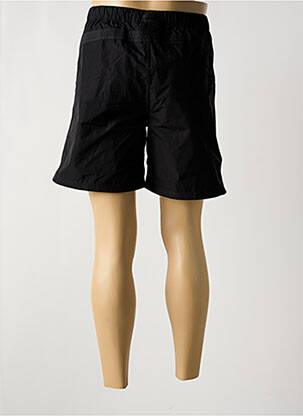 Short de bain effet matière satinée noir SUNDEK homme