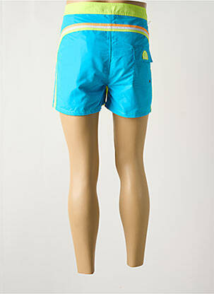 Short de bain effet matière satinée jaune SUNDEK homme