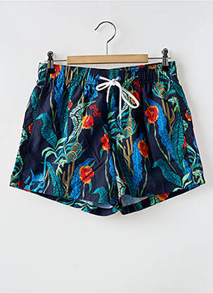Short de bain imprimé tie and dye bleu SUNDEK homme