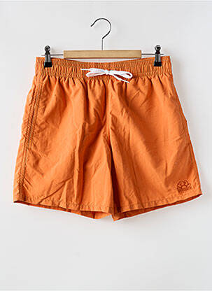 Short de bain tissage popeline orange SUNDEK homme