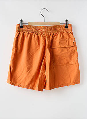 Short de bain tissage popeline orange SUNDEK homme