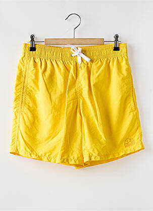 Short de bain tissage popeline jaune SUNDEK homme