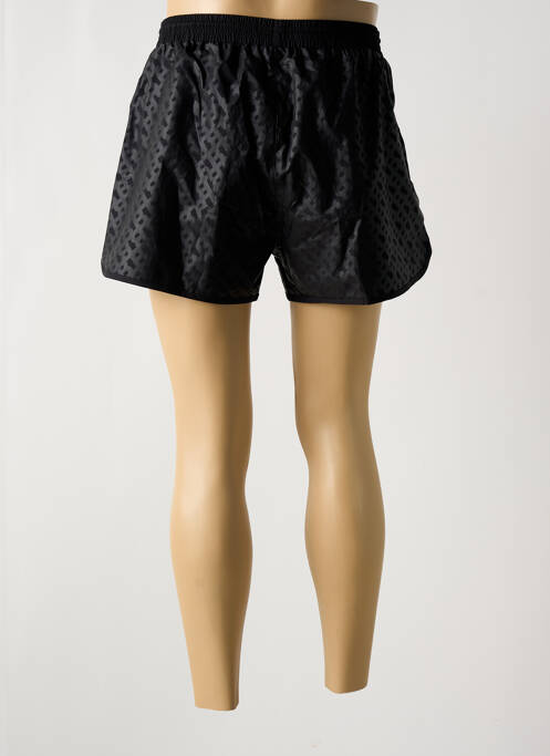 Short de bain effet matière satinée noir HUGO BOSS homme