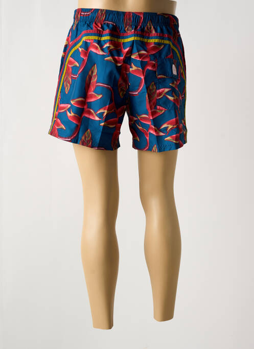Short de bain imprimé fantaisie bleu SUNDEK homme