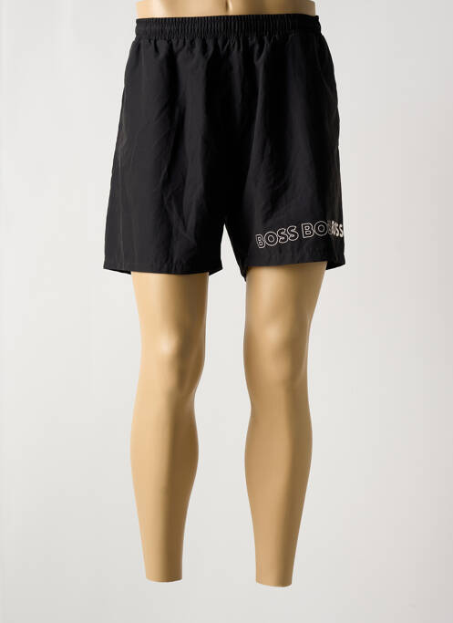 Short de bain noir HUGO BOSS pour homme