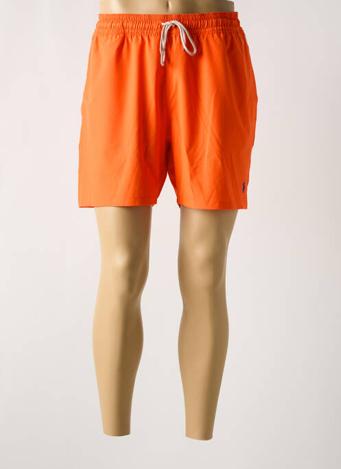 Short de bain orange RALPH LAUREN pour homme