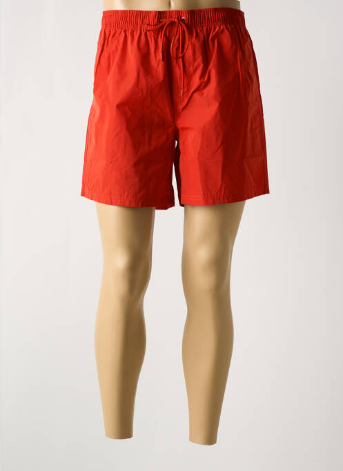 Short de bain orange SUNDEK pour homme