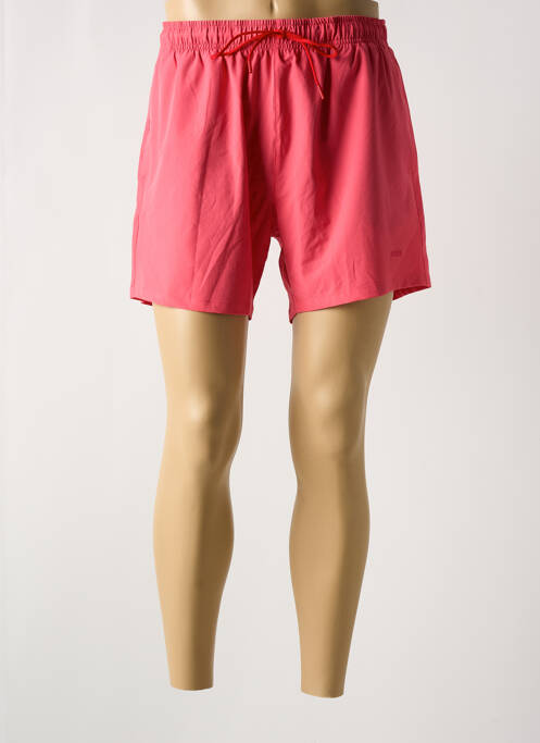 Short de bain rose HUGO BOSS pour homme