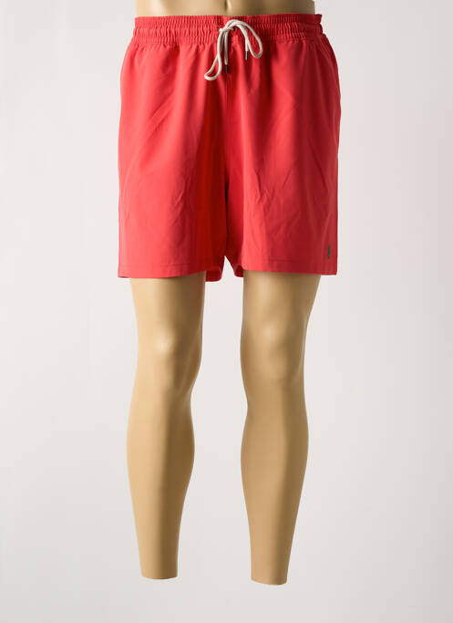 Short de bain rouge RALPH LAUREN pour homme