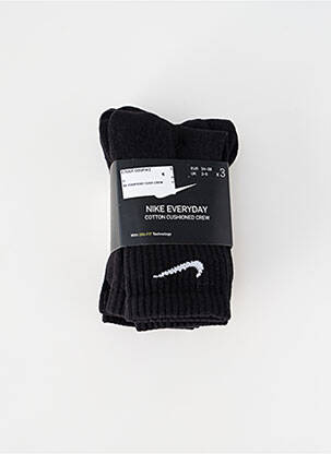 Chaussettes forme chaussettes hautes noir NIKE femme