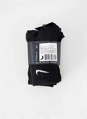 Chaussettes forme chaussettes hautes noir NIKE femme