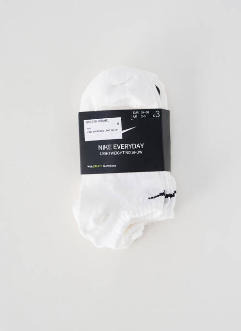 Chaussettes blanc NIKE pour femme