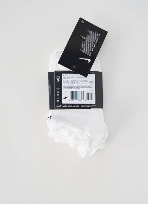 Chaussettes blanc NIKE pour femme