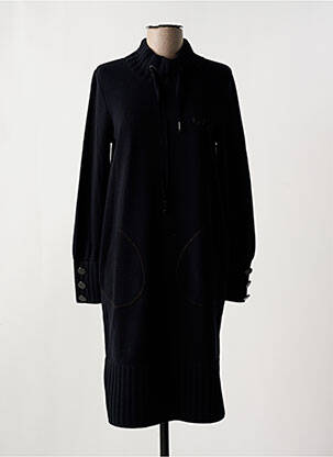Robe pull stretch manches longues noir FABER femme