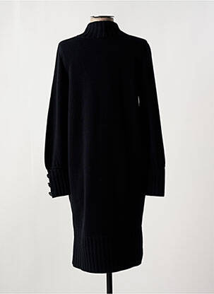 Robe pull stretch manches longues noir FABER femme