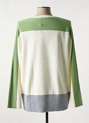 Pull coupe cintrée manches longues beige ESCORPION femme