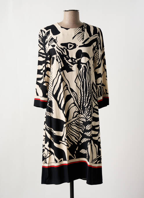 Robe mi-longue beige FABER pour femme