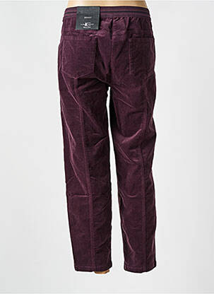 Pantalon droit stretch taille normale violet LUISA CERANO femme