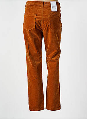 Pantalon droit stretch taille normale marron EAST DRIVE femme