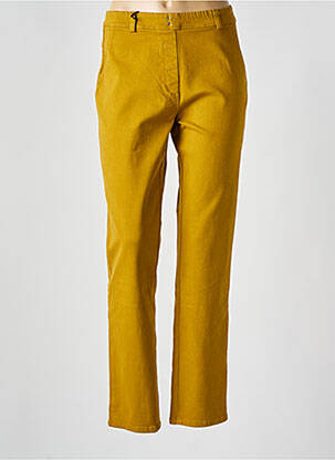 Jegging tissage denim taille normale jaune EAST DRIVE femme