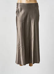 Jupe longue marron LUISA CERANO pour femme seconde vue